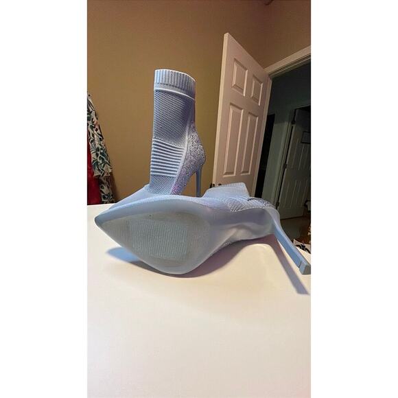 Steve Madden Blue Sock Boots - Picture 5 of 5